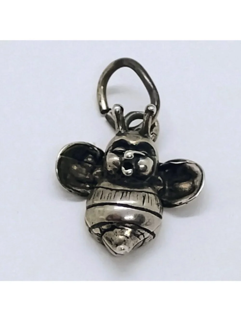 Vtg Sterling Silver Bee Wasp Jewelry Lot Pendant Brooch/Pin Pocket/Shoe Charm